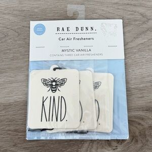 Rae Dunn BEE KIND Car Air Fresheners Set of 3 Mystic Vanilla Scent